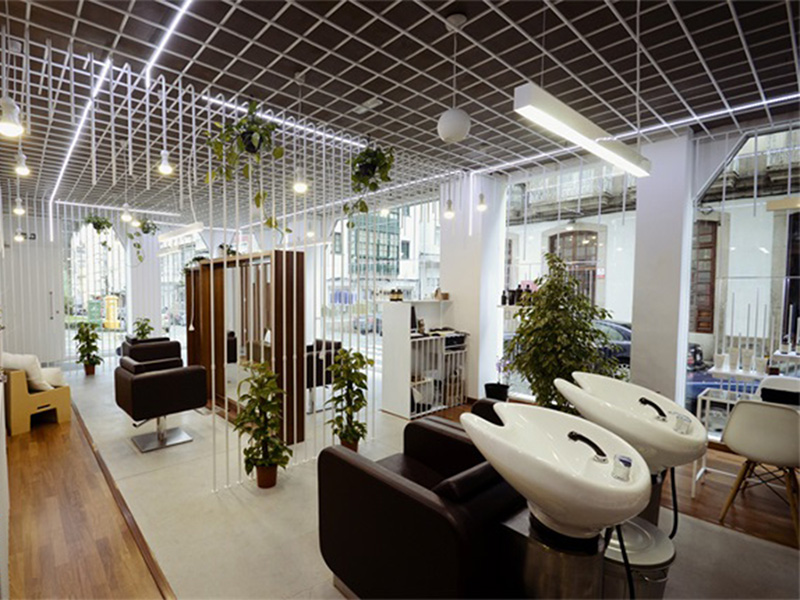 杭州纖美理發(fā)店裝修設(shè)計(jì)案例