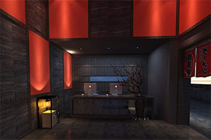 大型日式餐廳裝修設計全景案例